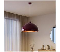 Brilagi - LED pakabinamas šviestuvas su laidu METALO 1xE27/40W/230V skersmuo 40 cm bordo/varinis