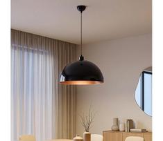 Brilagi - LED pakabinamas šviestuvas ant laido METALO 1xE27/40W/230V Ø 40 cm juoda/varinė