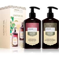 Arganicare Castor Oil Set dovanų rinkinys plaukų augimą skatinanti priemonė 1 vnt.