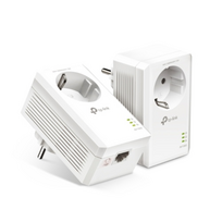 TP-Link TL-PA7017P KIT AV1000 Gigabit Passthrough Powerline Starter Kit Ethernet Adapterių rinkinys