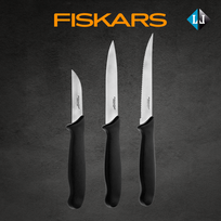 3 peilių rinkinys Fiskars ''Essential'' 1023785 - Atsiimkite per 15 min!