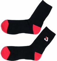 Kojinės vyrams Yato YT-78341, juoda sp./raudona sp., 43-46 dydis