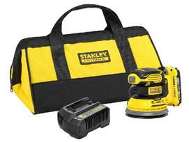 Akumuliatorinis ekscentrinis šlifuoklis Stanley SFMCW220D1S-QW, 18 V