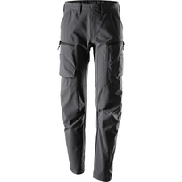 SNICKERS WORKWEAR ServiceLine Stretch 6410 darbo kelnės su šlaunų kišenėmis, pilkos