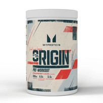 Myprotein Origin Pre Workout, prieštreniruotinis stimuliantas, 600g  Braškių skonio