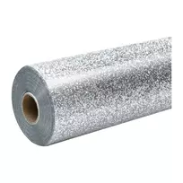 HTVRONT Blizgi termo-perkėlimo plėvelė, 30.5 cm x 90 cm (sidabrinė)