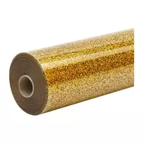 HTVRONT Blizgi terminio perkėlimo plėvelė, 30.5 cm x 90 cm (auksinė)