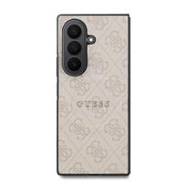 Guess PU Leather 4G Magnetic dėklas Samsung Galaxy Z Fold 8 Ultra rožinės spalvos
