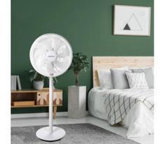 Aigostar - Pastatomas ventiliatorius 45W/230V Ø 35 cm baltas