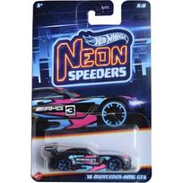 Hot Wheels Mainline Neon Speeders Modeliukas 2016 Mercedes Benz AMG GT3 Black (yra Sandėlyje)