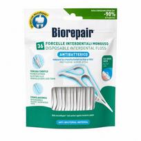 Biorepair Antibacterial Disposable Interdental Floss Dantų siūlas 36 ml Tarpdančių siūlas