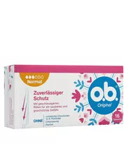 o.b. tampons 16 pcs Original Normal Intymios higienos priemonės