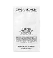 Organicals shampoo for colored hair 10 ml KEEPER After Color Shampoo Rice & Pomegranate Plaukų šampūnas