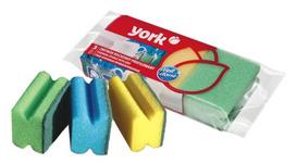 Kempinė valymui York 3101, įvairių spalvų, 3 vnt.