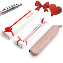 Parker Jotter Originals rožinis PINK tušinukas su dangteliu ir graviravimu „For You“ Valentino dienos dovana