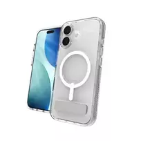 ZAGG Crystal Palace Snap Dėklas su Atramėle, Apple iPhone 17, Skaidrus