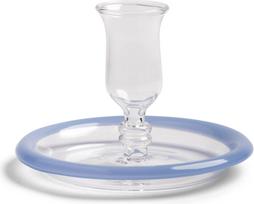 &K Amsterdam Žvakidė klasikinei žvakei Salto 7,5 cm, skaidri