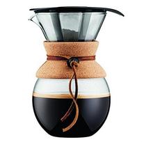 Bodum kavos virimo aparatas su nuolatiniu filtru, 1 l kamštinė viryklė