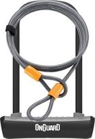 OnGuard U-Lock Neon dviračio spyna juoda 10x1200 mm (8154BL)