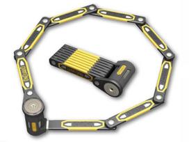 OnGuard dviračio spyna Heavy Duty Link Plate Lock K9 sulankstomas 8114 100cm 5 raktai su kodu (ONG-8114)