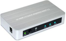 „MicroConnect“ HDMI 2.0 jungiklis, 3–1 krypties