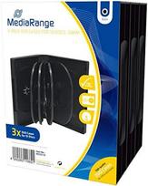 MediaRange MediaRange BOX35-10 CD dėklai DVD dėklas 10 Juodas diskų