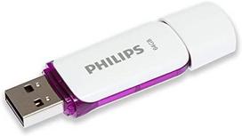 USB atmintinė „Philips Snow Edition“ 64GB violetinė (FM64FD70D/00)