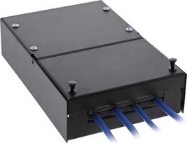 InLine® paviršinio tvirtinimo dėžutė, skirta Keystone 4x RJ45, juoda