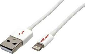 ROLINE „Lightning“–USB laidas, skirtas „iPhone“, „iPod“, „iPad“, 1,8 m