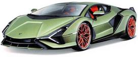 Bburago Lamborghini Sin FKP 37 1:18 mastelio automobilio modelis, Electric Gold (18-11046)