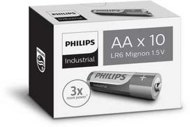 Philips PHILIPS batteri industrial alkaline AA 10-pak - 2073832