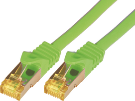 M-Cab CAT7 SFTP RJ45 LSZH 2M Žalias/10GBIT RAW PATCH CABLE