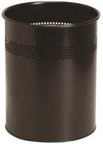 Twinco šiukšliadėžė TWIN metalinė, 15 l, juoda