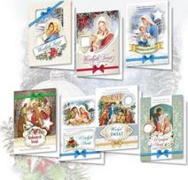 Top Graphic Karnet DL BN su vafliu, religija (10vnt) MIX