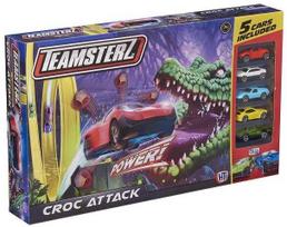 HTI REKLAMA „Crocodile Attack“ automobilių trasa „Crocodile Attack“ + 4 žvėrių mašinos „TEAMSTERZ Racing Cars 1417333 p6“