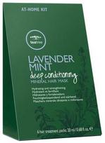 Paul Mitchell „Lavender Mint“ giliai kondicionuojantis plaukų kaukės kreminio ekstrakto ir drėkinamosios kaukės rinkinys, 6 vnt., 20 ml