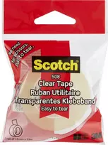 Lipni juosta „Staples Scotch 508“, 19 mm x 33 m, skaidri, Geltona