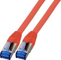 Efb Elektronik EFB RJ45 patch kabelis S/FTP, Cat.6A, Cat.7 RohCable TPE superflex, 3m, raudonas (K5525FRT.3)