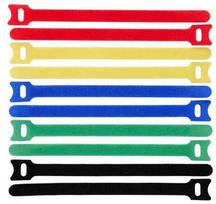 Organizatorius Lanview LVT-CABLESTRAPS2012-10MULTI kabelių raišteliai su lipnia juosta kabeliams Polipropilenas (PP) Daugiaspalvis 10 vnt.