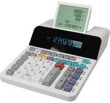 Sharp Calculator EL-1901, balta ir pilka, stalinis, 12 vietų