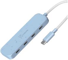 USB ŠAKOTUVAS j5create j5create JCH345EC USB 3.2 Gen 1 (3.1 Gen 1) Type-C 10000Mbit/s Cyjan
