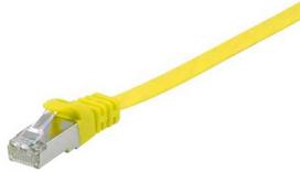 Equip Equip Patchkabel Cat6A U/FTP 2xRJ45 0.50m gelb Flach LSZH