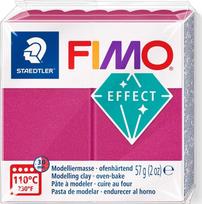 Fimo efektinė termoreaktyvi masė, 57 g, bordo spalvos metalinė spalva, Staedtler