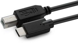 Kabelis USB MicroConnect USB-C - USB-B 3 m Juodas (USB3.1C2B3)