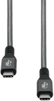 Kabelis USB ProXtend USB-C - USB-C 0.5 m Pilka (USB4 Cable Gen. 3x2 40Gbps)