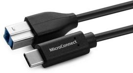 USB kabelis MicroConnect USB-C - USB-B 5 m juodas (USB3.1CB5)