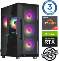 Stacionarus kompiuteris INTOP Ryzen 7 5700X 16GB 1TB SSD M.2 NVME+2TB RTX3050 6GB no-OS (RW36297NS)