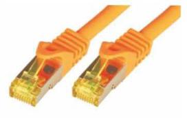 M-Cab Mcab Mcab 0.5M CAT7 S-FTP LSZH ORA 10PACK/RAW CABLE PIMF RJ45 500MHZ