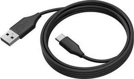 Kabelis USB Realpower USB-A - USB-C 1 m Juodas (439631)
