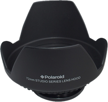 Prisukamas polaroidinis objektyvo gaubtas 72 mm